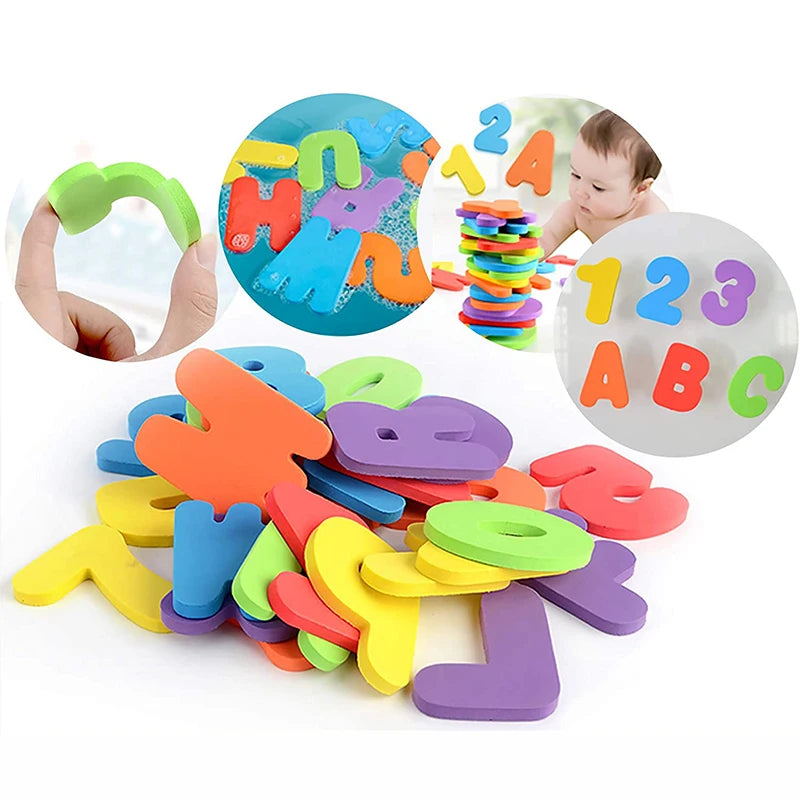 Alphanumeric Letter Bathroom Toys