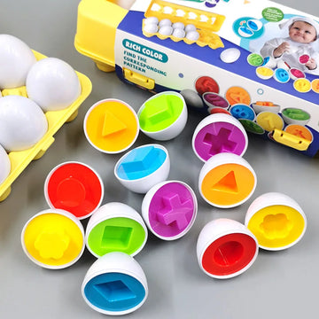 6pcs Smart Eggs 3D Puzzle Toys