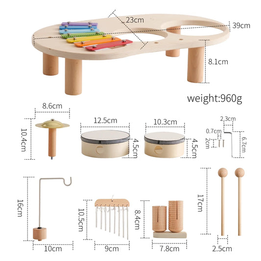 Baby Aeoliah Bells Rattle Educational Toys